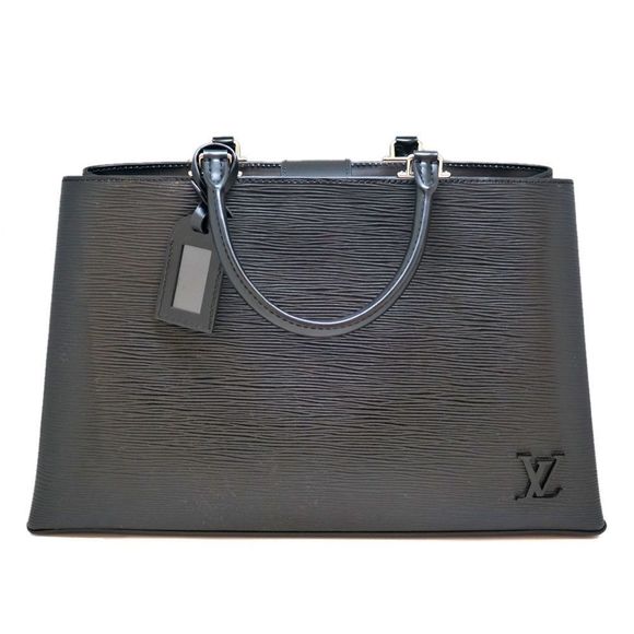 Louis Vuitton Kleber MM Shoulder Bag Epi Leather Noir Black - Picture 1 of 16